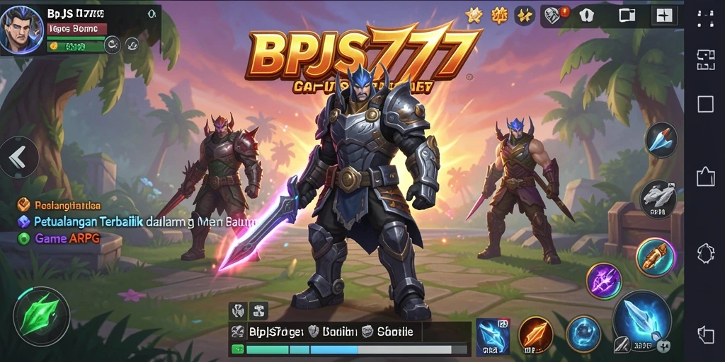 Tampilan gameplay mendebarkan dari BPJS777 yang menampilkan karakter beraksi.