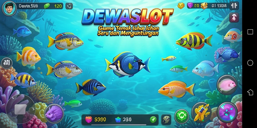 Tampilan gameplay Tembak Ikan yang mengasyikkan di DEWASLOT.