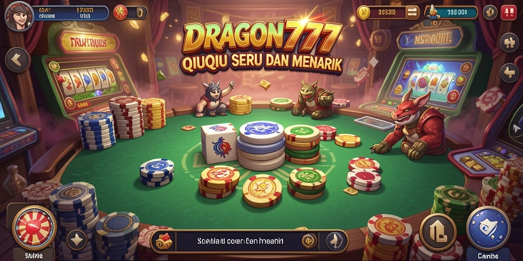 Tampilan gameplay seru di DRAGON777 QiuQiu.