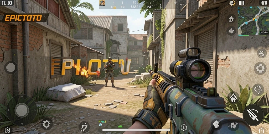 Tampak seru dari gameplay EPICTOTO yang penuh aksi.