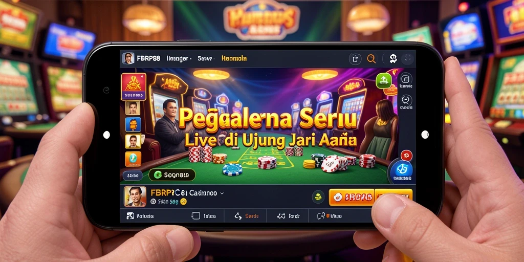 Screenshot gameplay Live Casino FBRP88 yang menarik dan seru.