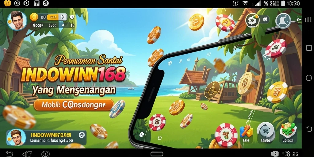 Tampilan gameplay menarik dari INDOWIN168 yang menyajikan permainan santai.
