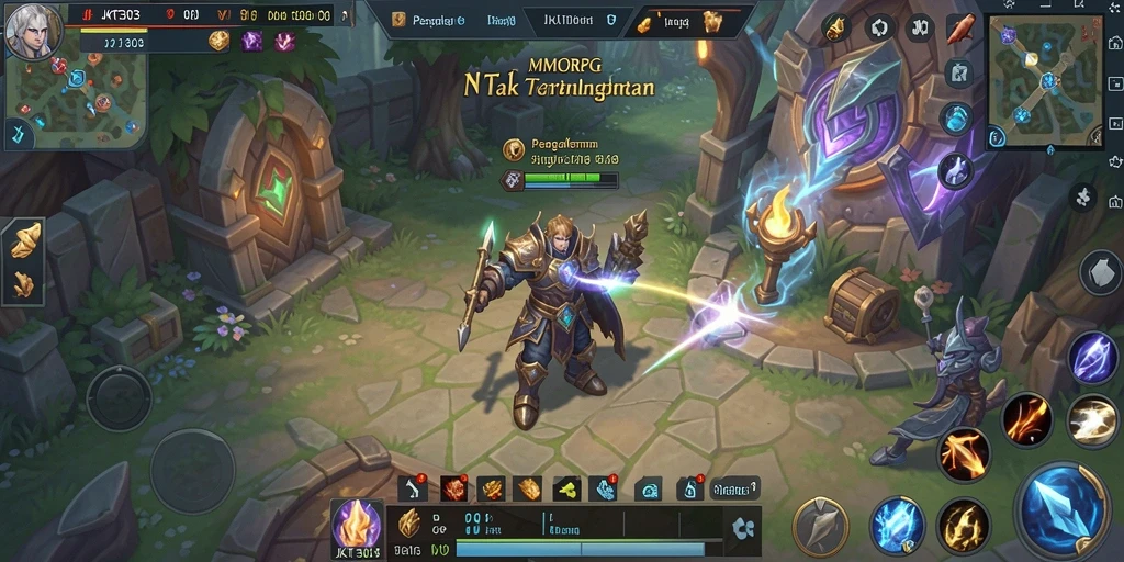 Screenshot JKT303 menampilkan aksi seru dalam permainan MMORPG.