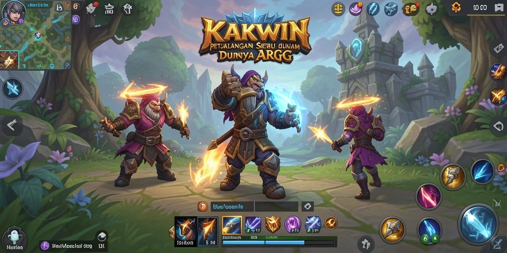 Screenshot KAKWIN yang menunjukkan aksi pertempuran intens.