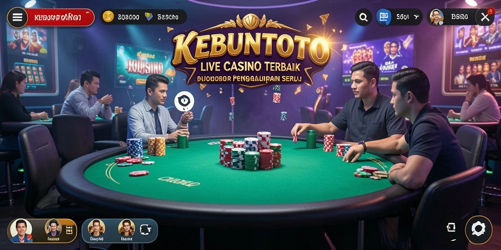 Tampilan gameplay menarik dari aplikasi Live Casino KEBUNTOTO.