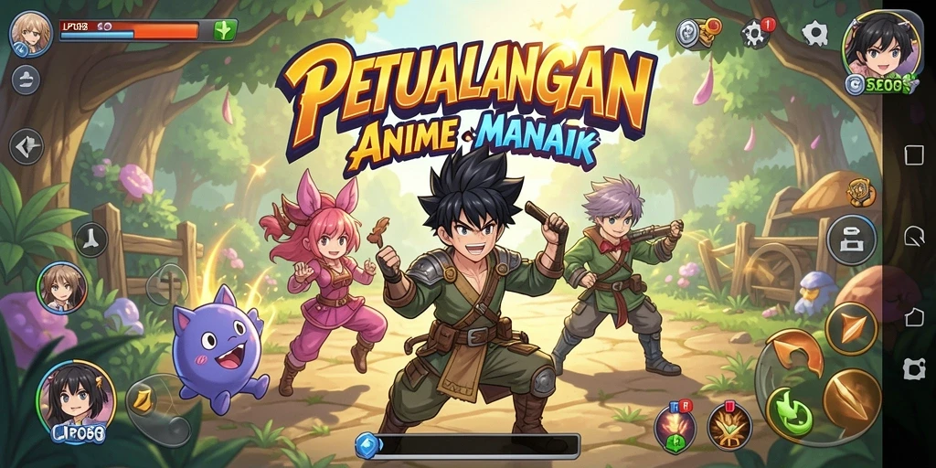 Tampilan gameplay yang menarik di dunia Anime LPO88.