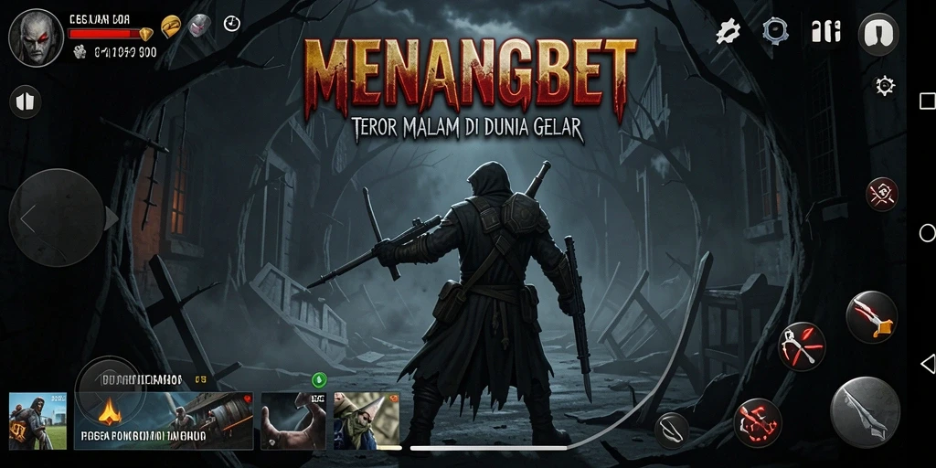 Screenshot dari gameplay mencekam di MENANGBET.