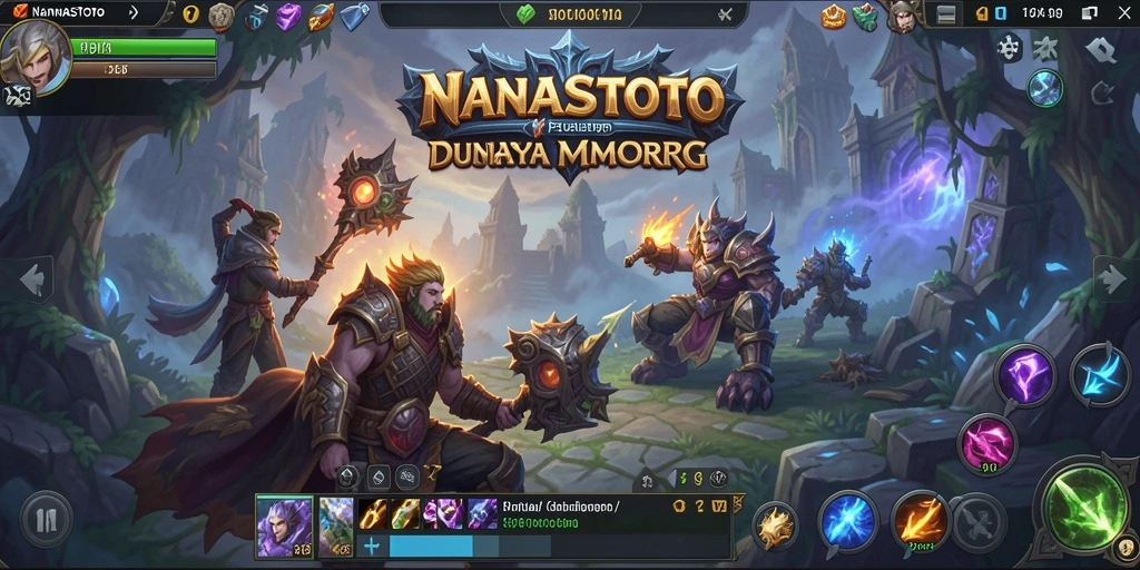 Tampilan gameplay menakjubkan dari NANASTOTO yang penuh aksi.