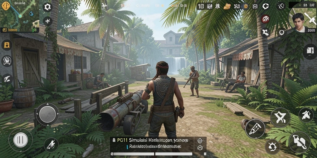 Gameplay PG11 yang menarik dengan berbagai aktivitas kehidupan sehari-hari.