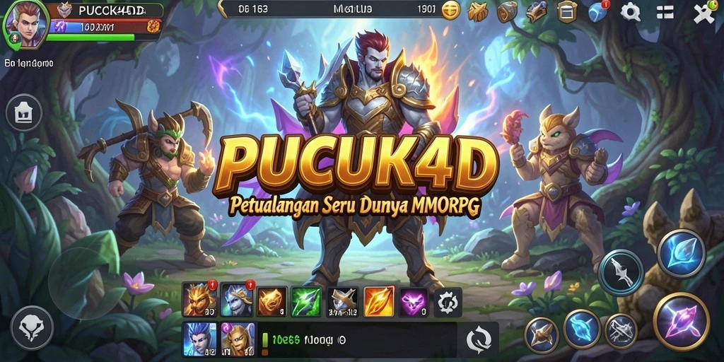 Tangkapan layar PUCUK4D menunjukkan aksi seru dan grafis menakjubkan dalam dunia MMORPG.
