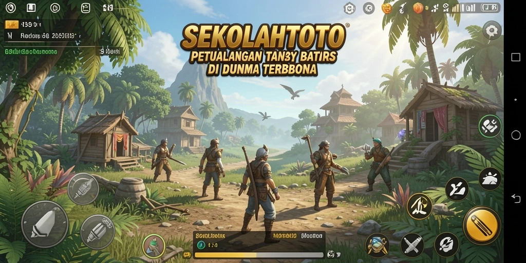 Tangkapan layar menunjukkan petualangan seru dalam dunia terbuka.