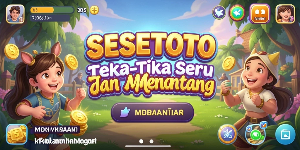 Tangkapan layar SESETOTO menampilkan gameplay teka-teki yang mendebarkan.
