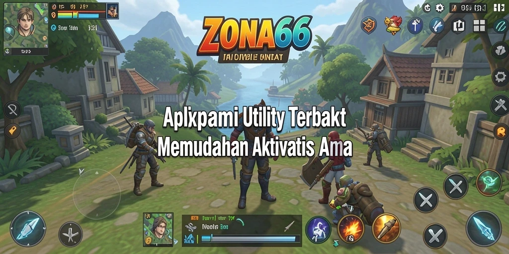 Tampilan antarmuka aplikasi ZONA66 yang mudah digunakan.